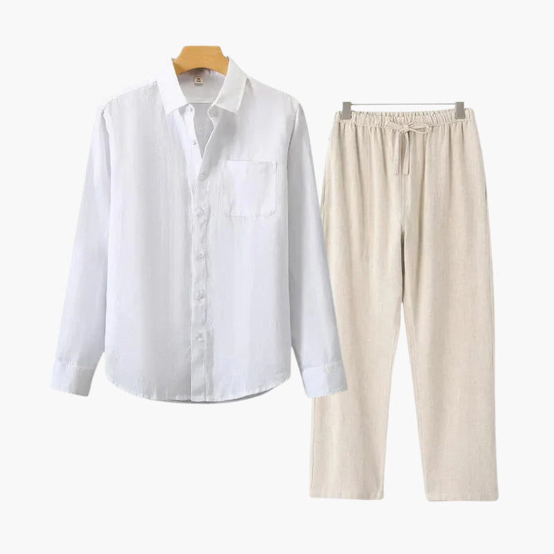 Torino Linen Set (Long Sleeves)